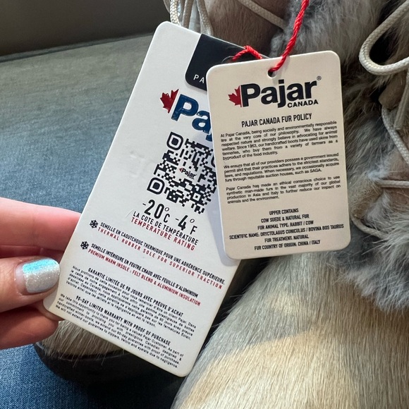 NWOB Pajar Livia Rabbit Fur Boot - Picture 5 of 6